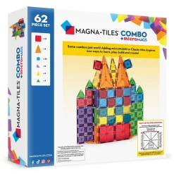 Magna-Tiles microMAGS Combo, 62 Piece Set