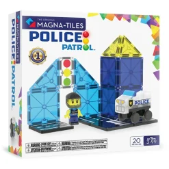 Magna-Tiles Police Patrol, 20 Piece Set