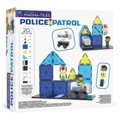 Magna-Tiles Police Patrol, 20 Piece Set