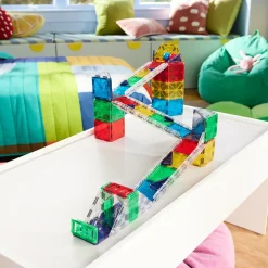 Magna-Tiles Rail Racers Deluxe, 90 Piece Set