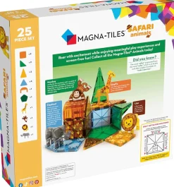 Magna-Tiles Safari Animals, 25-Piece Set
