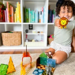 Magna-Tiles Safari Animals, 25-Piece Set