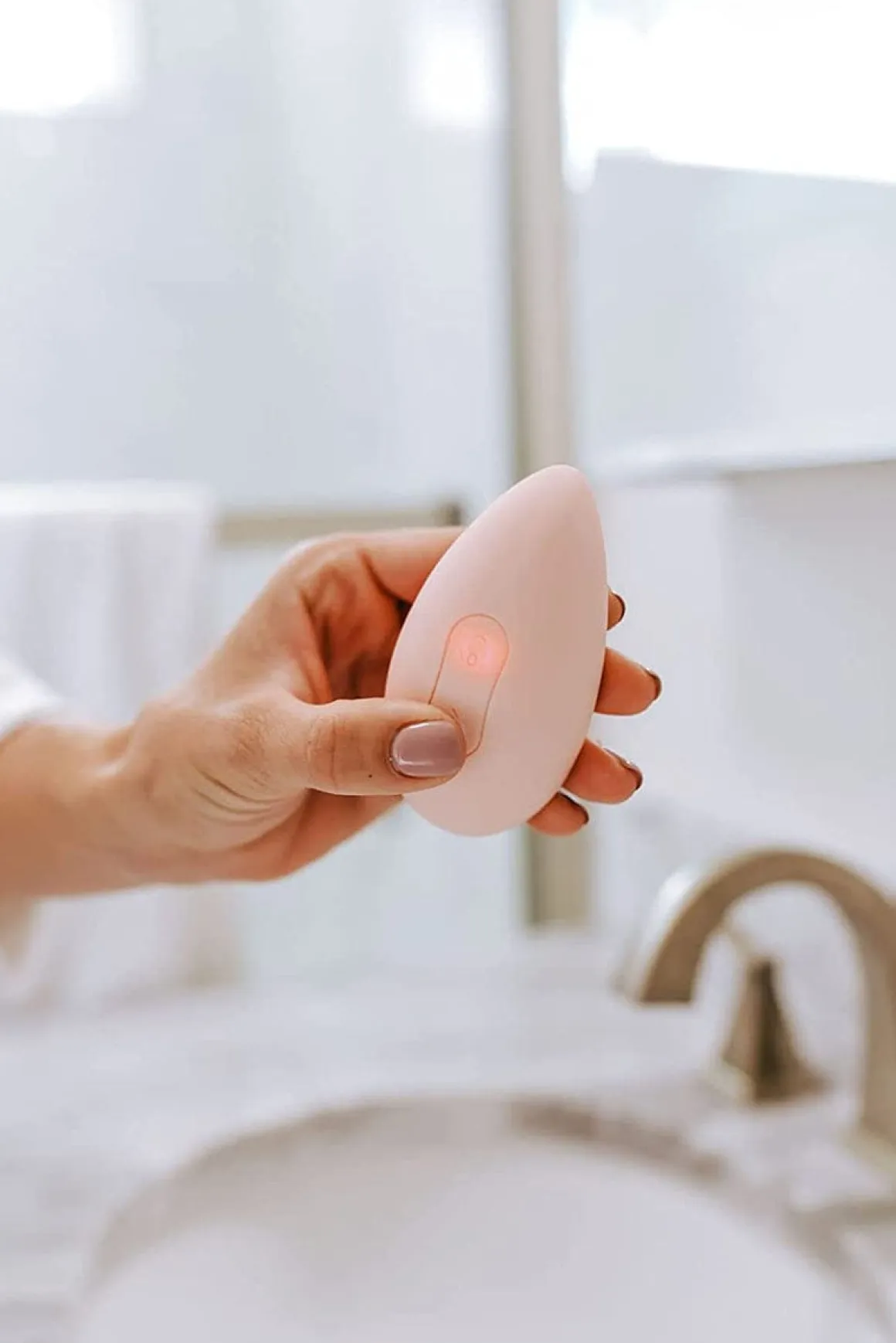 MammaEase Lumama Pro Warming Lactation Massager - Blush Pink