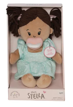 Manhattan Toy Love, Stella Doll Beige with Brown Pigtails