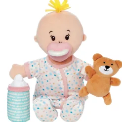 Manhattan Toy Love, Stella Sleepy Time Set Peach Doll with Blonde Tuft