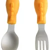 Marcus & Marcus Palm Grasp Spoon & Fork Set Lola the Giraffe