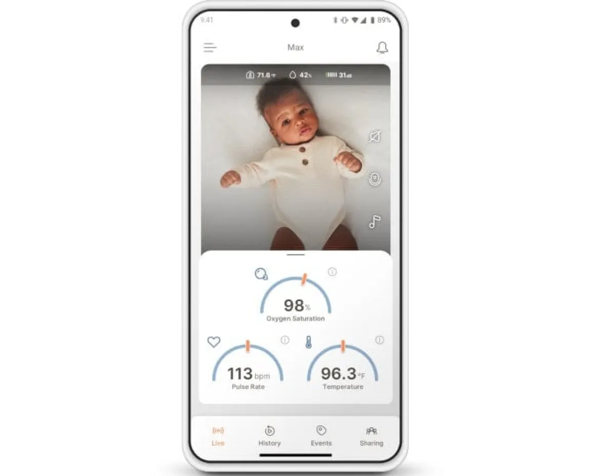 Masimo Stork Vitals+ Boot + Camera Baby Monitoring System