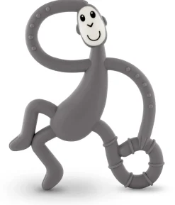 Matchstick Monkey Dancing Monkey Teether - Gray