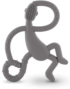 Matchstick Monkey Dancing Monkey Teether - Gray