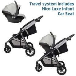 Maxi-Cosi Gia XP Luxe 3-Wheel Travel System - Midnight Moon