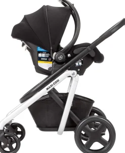 Maxi-Cosi Lila Single-to-Double Stroller - Frequency Black