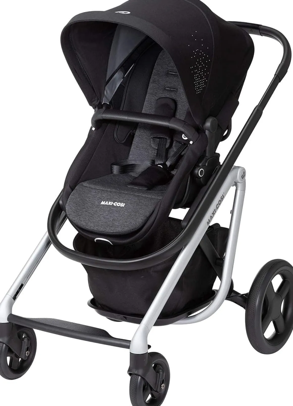 Maxi-Cosi Lila Single-to-Double Stroller - Nomad Black