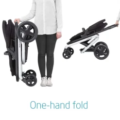 Maxi-Cosi Lila Single-to-Double Stroller - Nomad Black