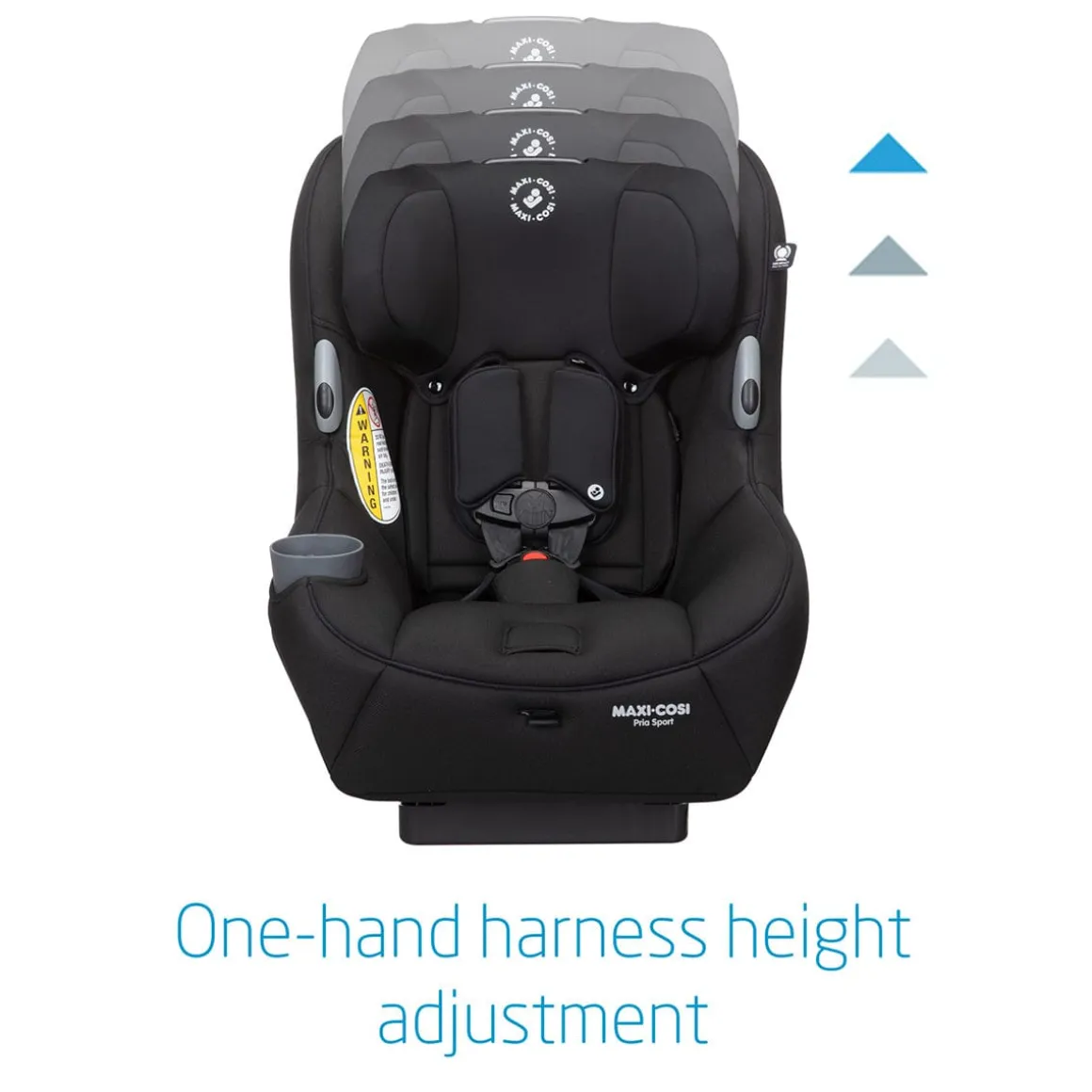 Maxi-Cosi Pria Sport 2-in-1 Convertible Car Seat - Midnight Black (PureCosi)