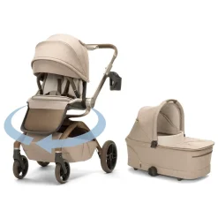 Maxi-Cosi Tana 360 Rotating Modular Stroller + Bassinet Bundle - Natural Heritage