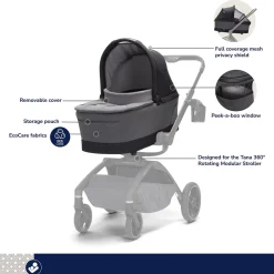 Maxi-Cosi Tana 360 Rotating Modular Stroller + Bassinet Bundle - Onyx Heritage
