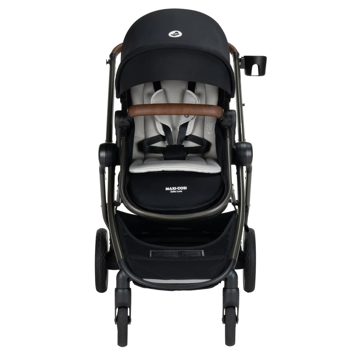 Maxi-Cosi Zelia 2 Luxe 5-in-1 Modular Travel System - Onyx Sand