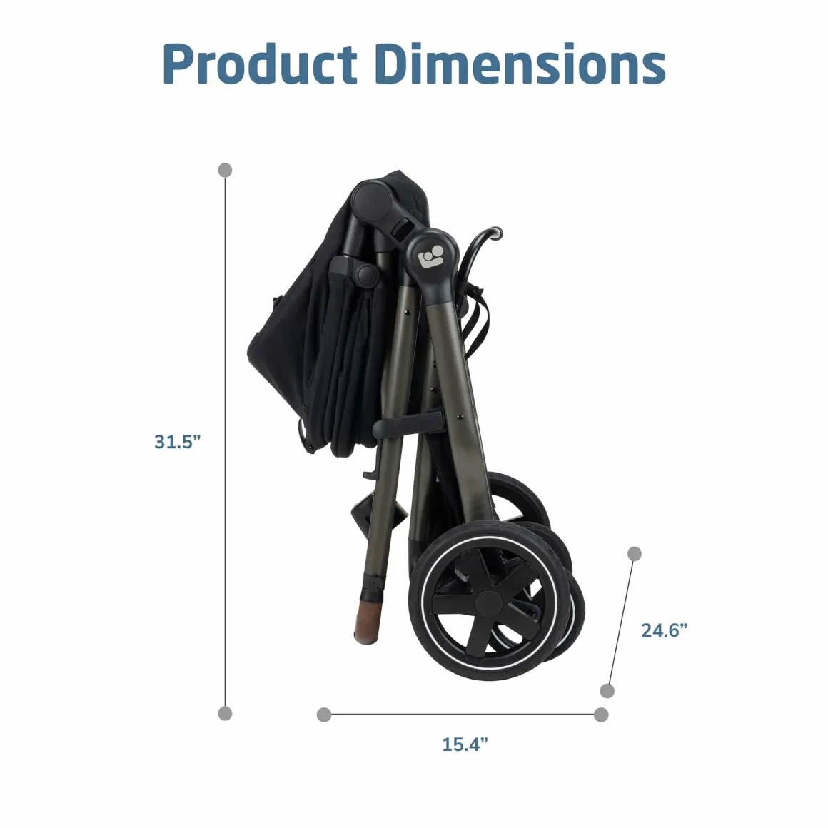 Maxi-Cosi Zelia 2 Luxe 5-in-1 Modular Travel System - Onyx Sand