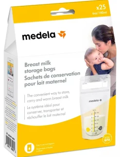 Medela Breast Milk Storage Bags - 6 oz, 25ct