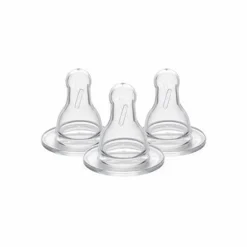 Medela Medium-Flow Wide Base Nipples 3-Pack