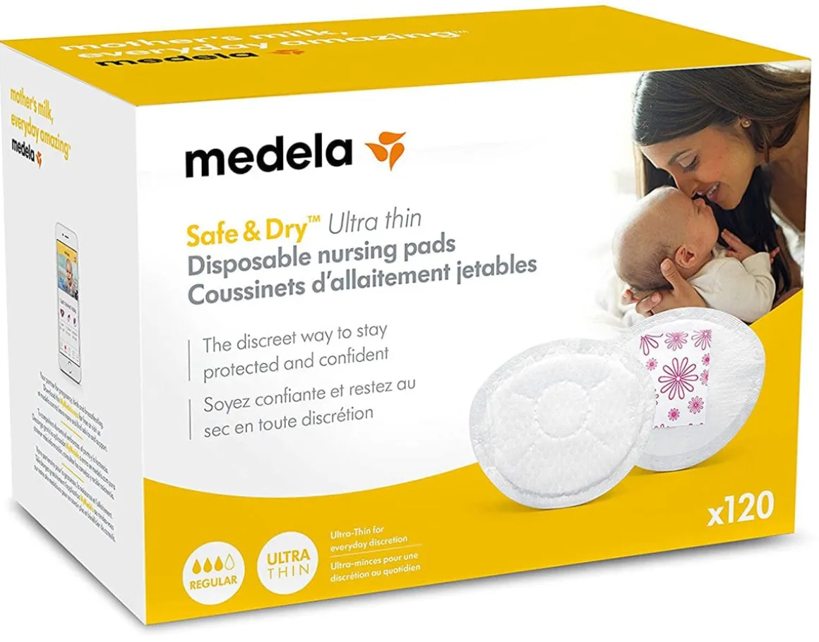 Medela Safe & Dry Disposable Nursing Pads- 120