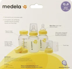Medela Slow Flow Wide Base Nipples 3-Pack