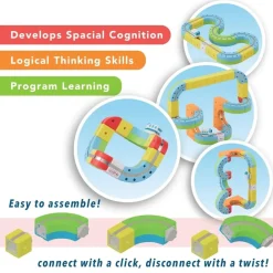 Meekins Corp Rail Cube Magnetic Monorail Starter Set