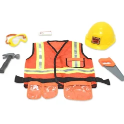 Melissa & Doug Construction Worker Role Play Costume Set