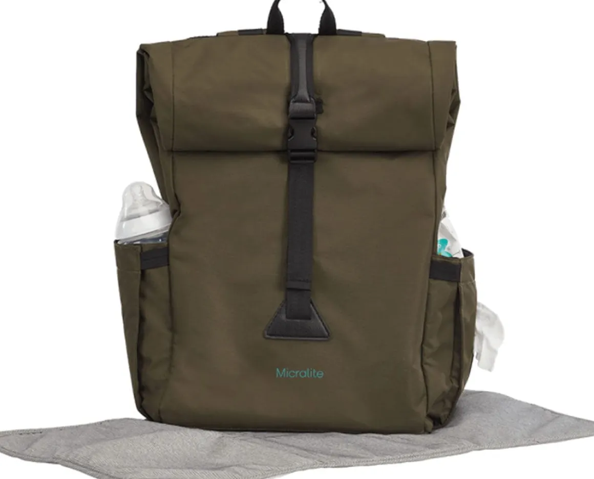 Micralite DayPak Changing Bag/Rucksack - Khaki
