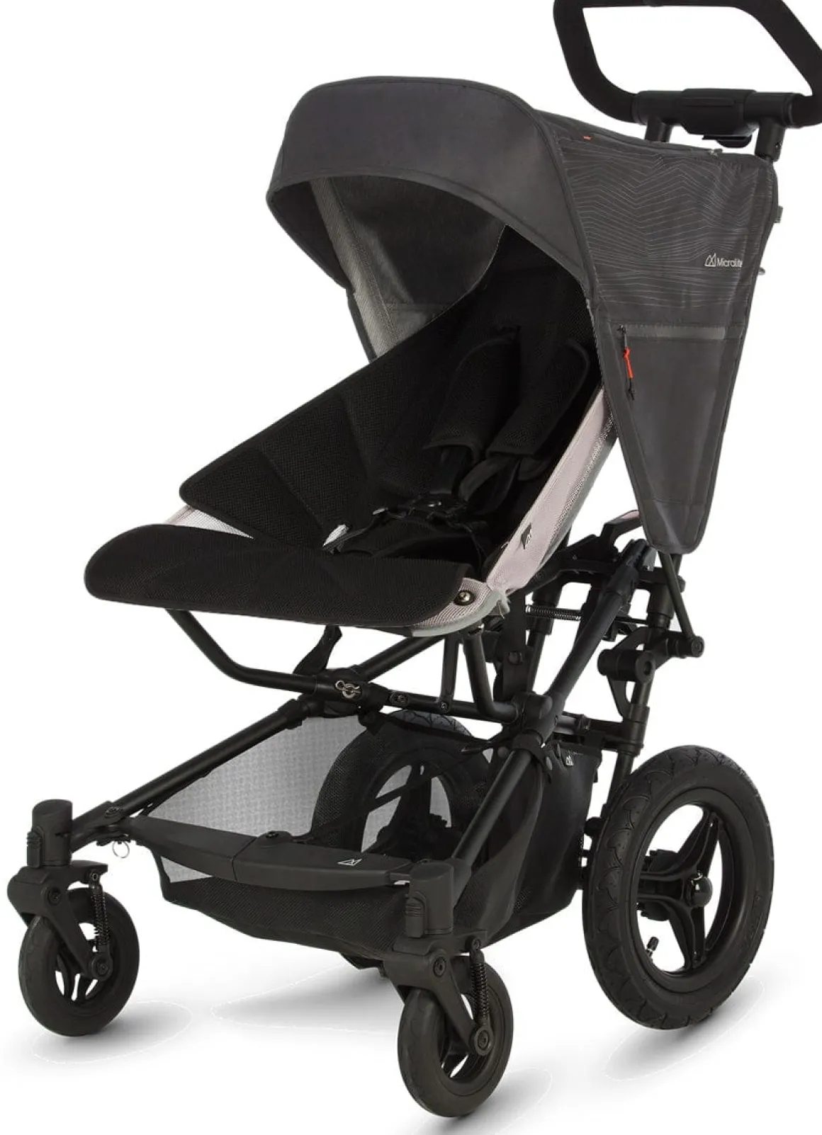 Micralite FastFold Stroller - Black/Black
