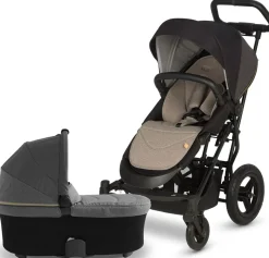 Micralite SmartFold Stroller + Bassinet - Carbon
