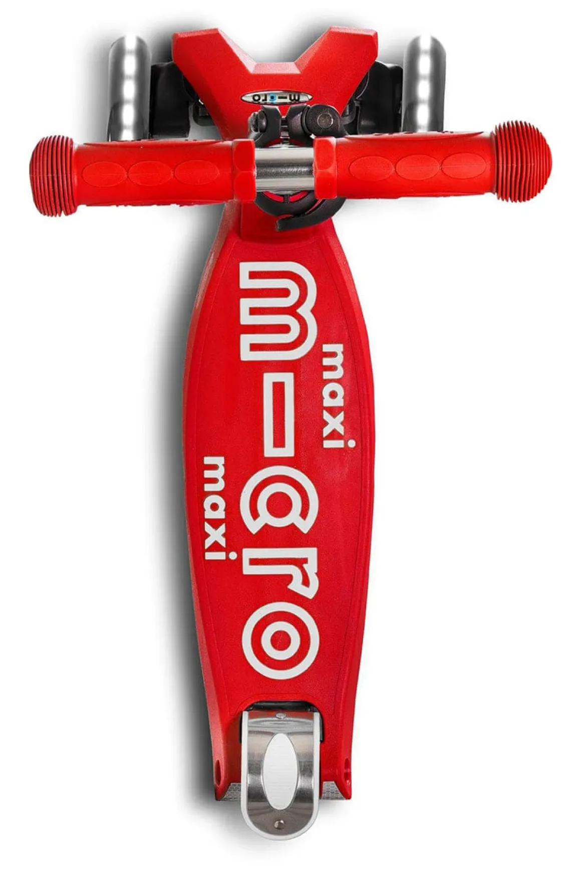 Micro Kickboard Maxi Deluxe LED Scooter (5-12 years) - Red