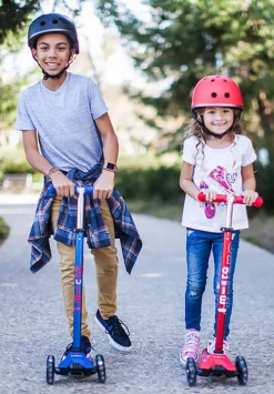 Micro Kickboard Maxi Deluxe LED Scooter - Purple