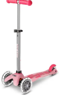 Micro Kickboard Micro Mini Glow Plus LED Scooter (2-5 years) - Frosty Pink