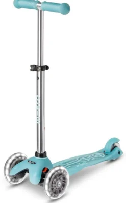 Micro Kickboard Micro Mini Glow Plus LED Scooter (2-5 years) - Glacier Aqua