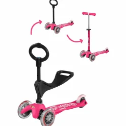 Micro Kickboard Micro Mini 3-in-1 Deluxe Scooter - Pink