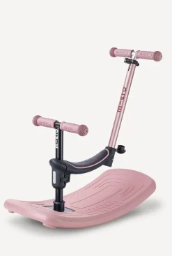 Micro Kickboard Mini Deluxe Rock & Go LED Scooter - Dusty Rose