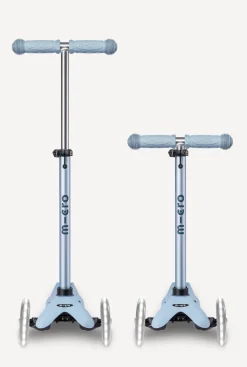 Micro Kickboard Mini Deluxe Rock & Go LED Scooter - Ocean Slate