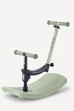 Micro Kickboard Mini Deluxe Rock & Go LED Scooter - Olive Sage