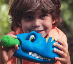 Micro Kickboard Scooter Heads by Scootaheadz - Blue Dino Timmy T-Rex