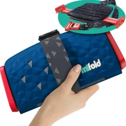 Mifold Comfort Grab-and-Go Booster - Ocean Blue