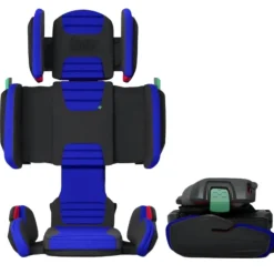 Mifold HiFold Fit-and-Fold Highback Booster Seat - Ocean Blue