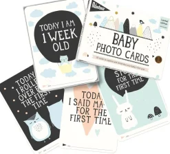 Milestone Baby Photo Cards - Over The Moon