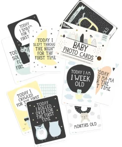 Milestone Baby Photo Cards - Over The Moon