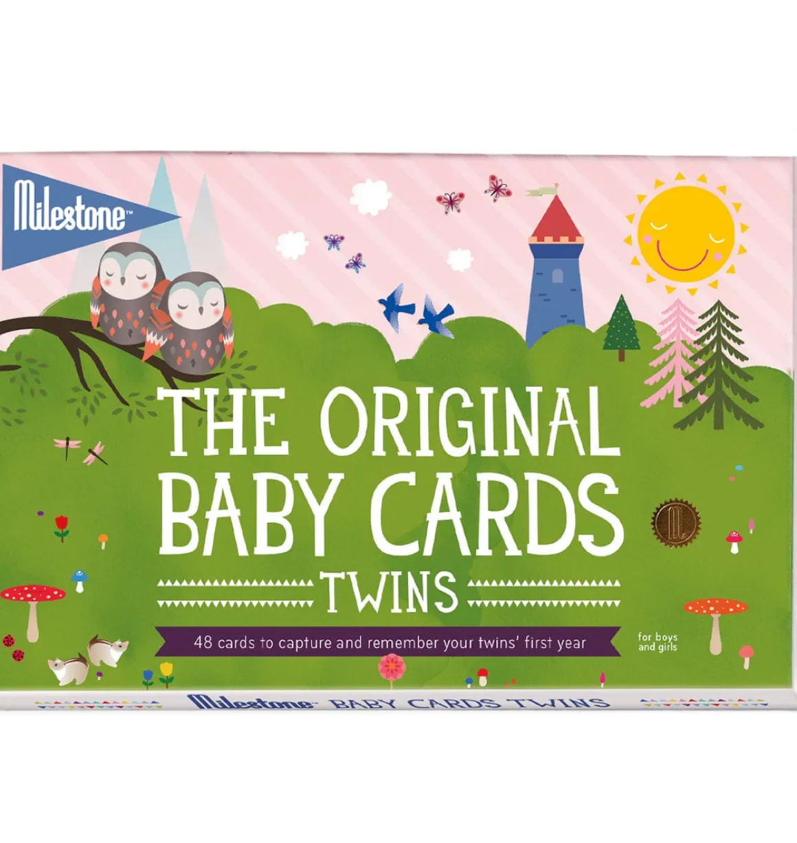 Milestone The Original Baby Cards - Twins
