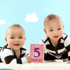 Milestone The Original Baby Cards - Twins