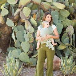 Moby Classic Cotton Wrap Baby Carrier - Pear