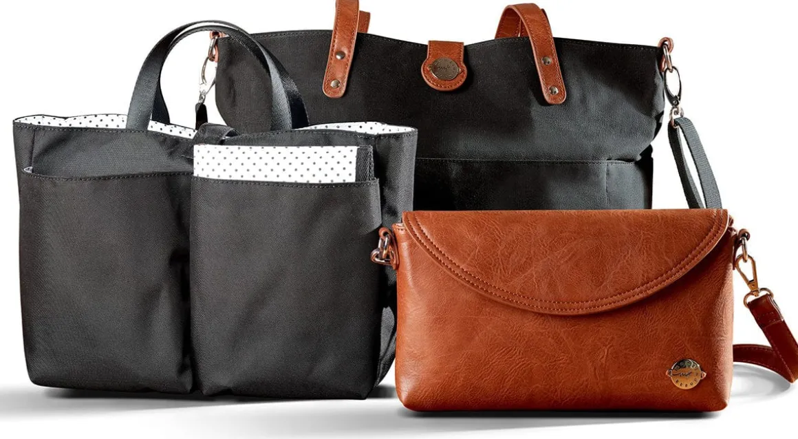 Momkindness CarryAll Tote Trio - Black