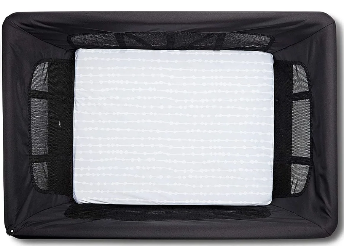 4moms Breeze Plus Waterproof Bassinet Sheet - Grey Beads