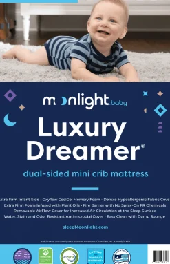 Moonlight Baby Luxury Dreamer Mini Crib Mattress